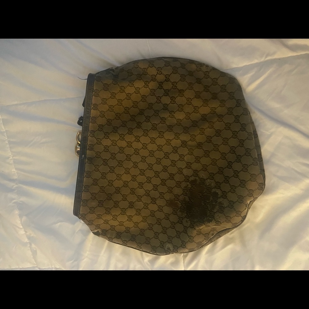 Brown gucci hobo